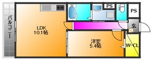 久留米駅 徒歩12分 1階の物件間取画像